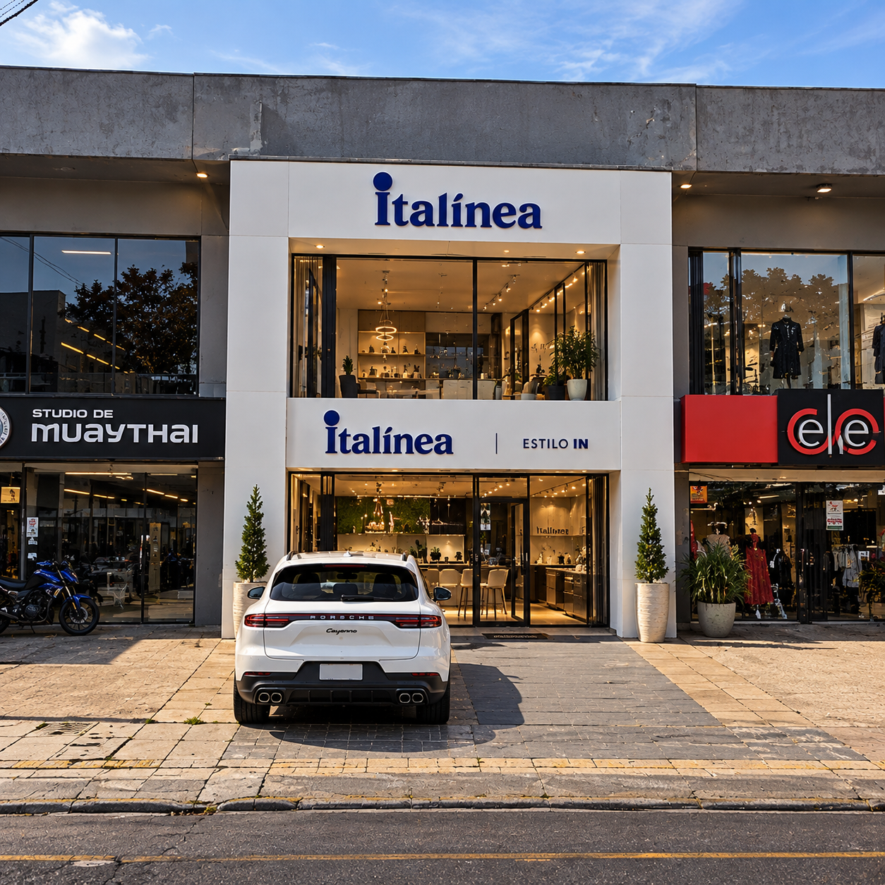 Fachada da loja Estilo In Italínea em Porto Alegre